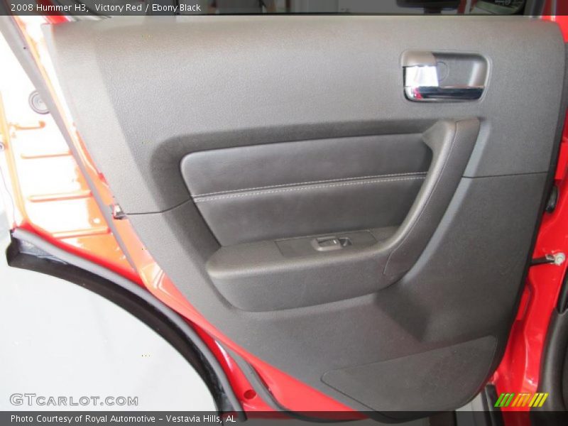 Victory Red / Ebony Black 2008 Hummer H3