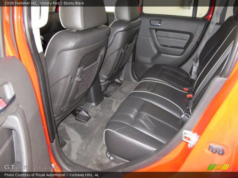 Victory Red / Ebony Black 2008 Hummer H3
