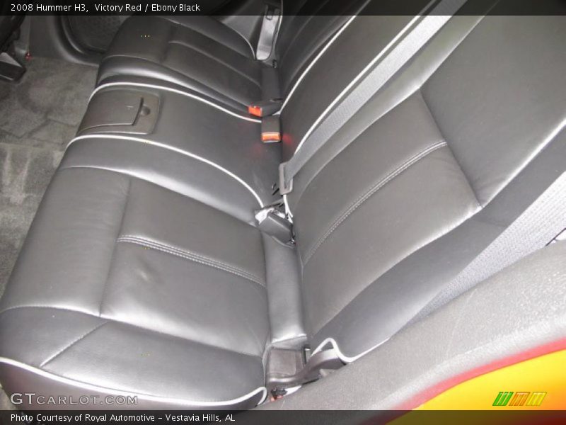 Victory Red / Ebony Black 2008 Hummer H3