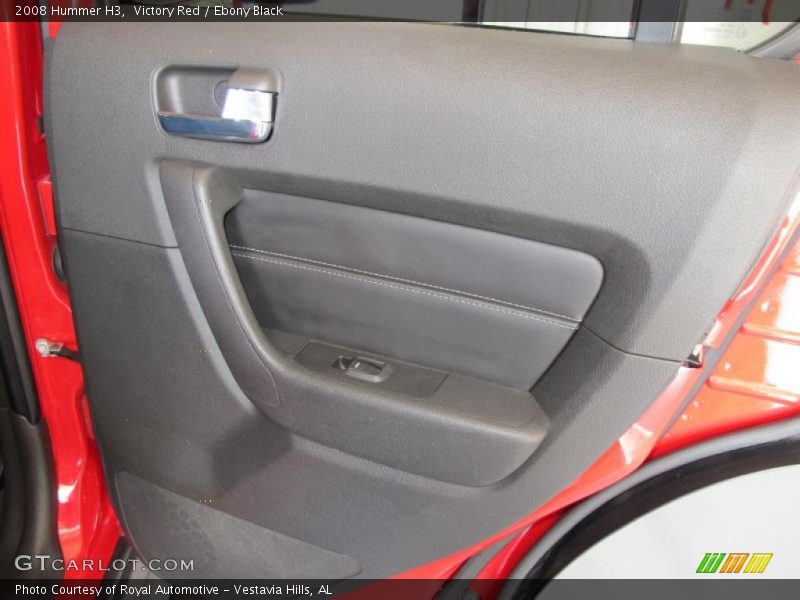 Victory Red / Ebony Black 2008 Hummer H3
