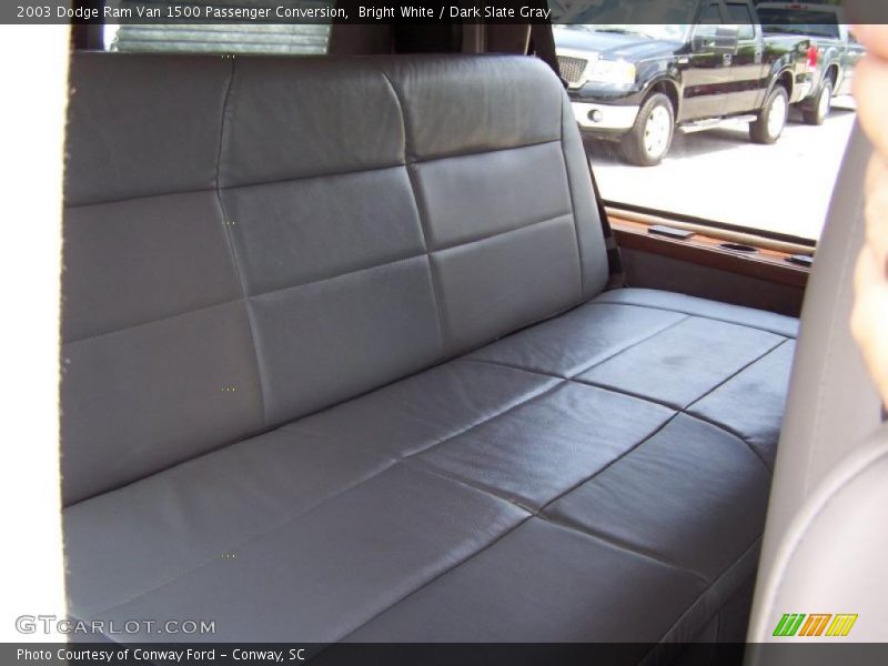 Bright White / Dark Slate Gray 2003 Dodge Ram Van 1500 Passenger Conversion