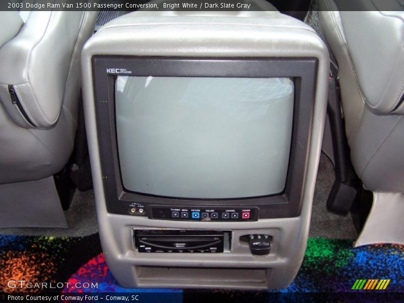 Bright White / Dark Slate Gray 2003 Dodge Ram Van 1500 Passenger Conversion