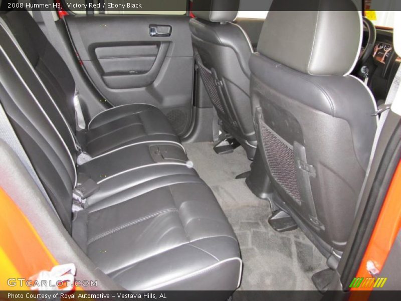 Victory Red / Ebony Black 2008 Hummer H3