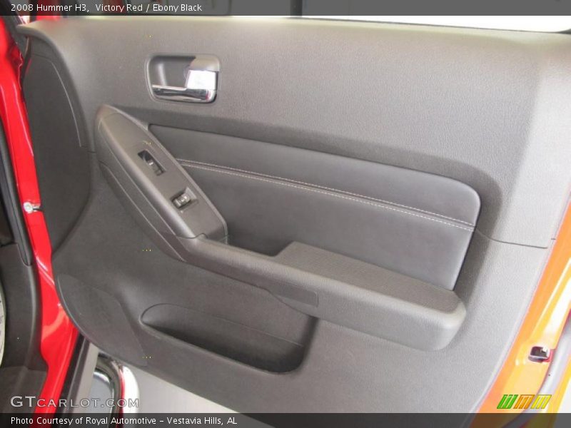 Victory Red / Ebony Black 2008 Hummer H3