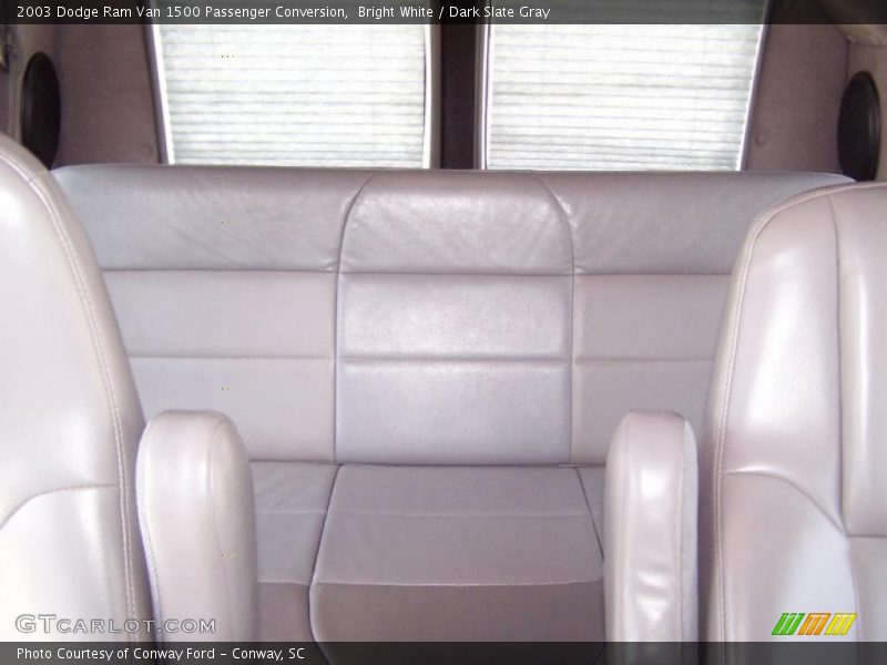 Bright White / Dark Slate Gray 2003 Dodge Ram Van 1500 Passenger Conversion