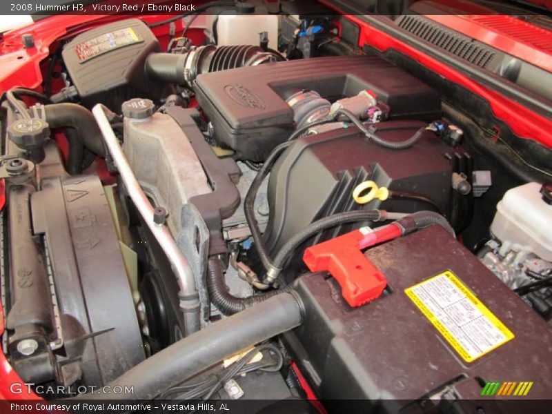 Victory Red / Ebony Black 2008 Hummer H3