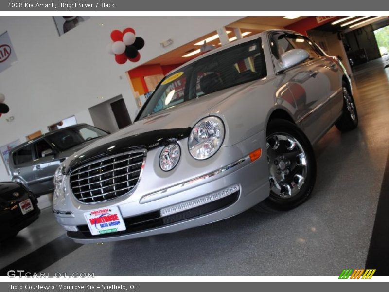 Bright Silver / Black 2008 Kia Amanti