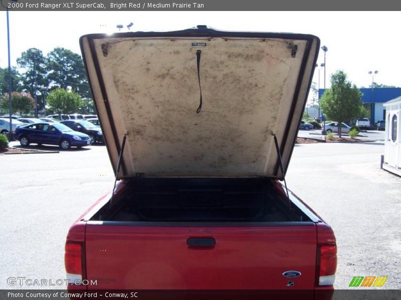 Bright Red / Medium Prairie Tan 2000 Ford Ranger XLT SuperCab
