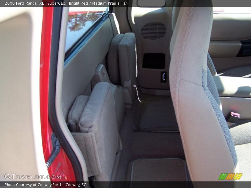 Bright Red / Medium Prairie Tan 2000 Ford Ranger XLT SuperCab