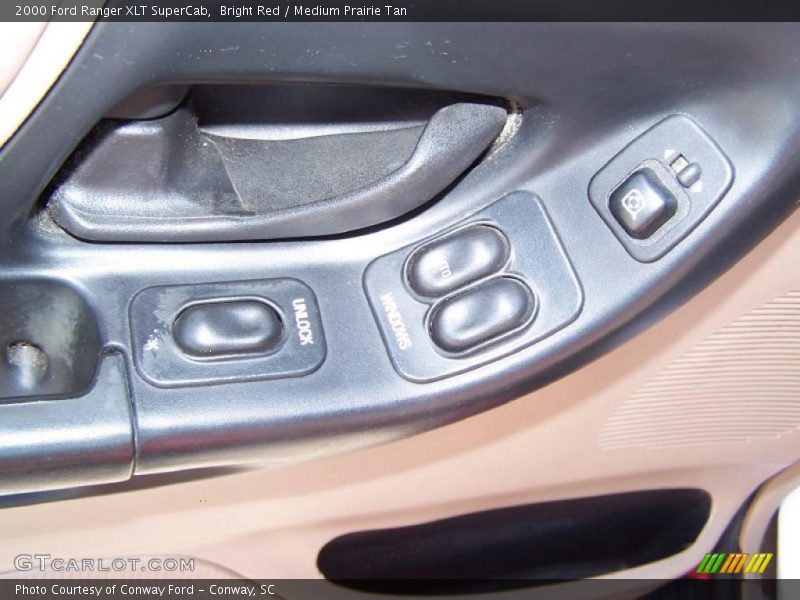 Bright Red / Medium Prairie Tan 2000 Ford Ranger XLT SuperCab