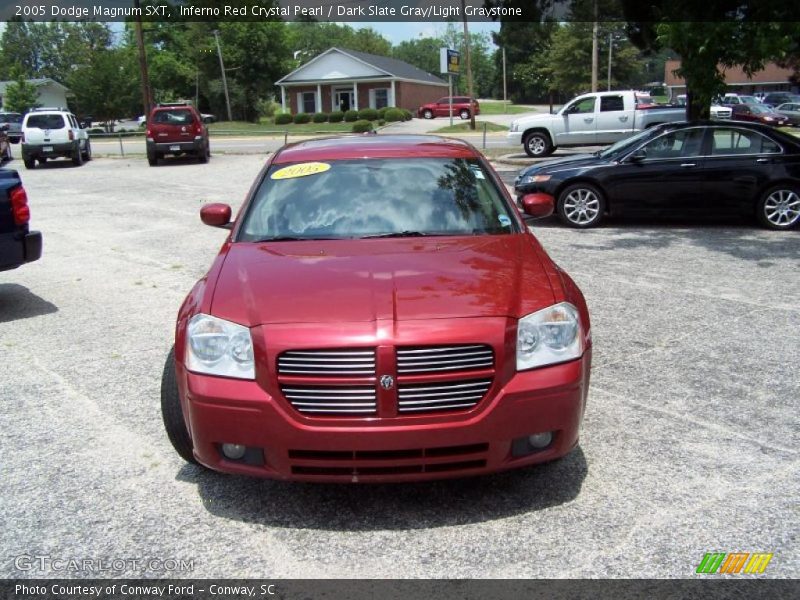 Inferno Red Crystal Pearl / Dark Slate Gray/Light Graystone 2005 Dodge Magnum SXT