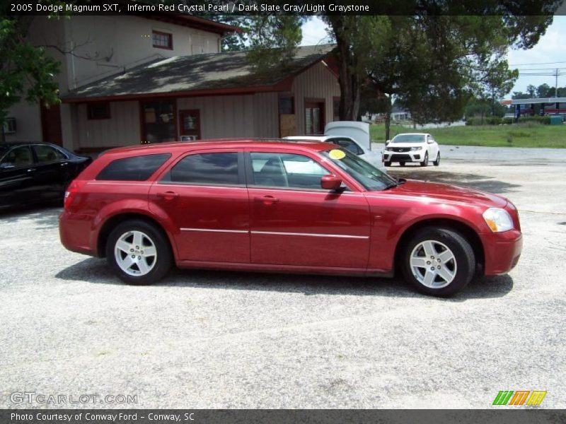 Inferno Red Crystal Pearl / Dark Slate Gray/Light Graystone 2005 Dodge Magnum SXT