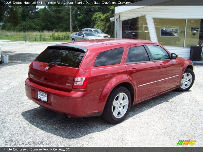 Inferno Red Crystal Pearl / Dark Slate Gray/Light Graystone 2005 Dodge Magnum SXT