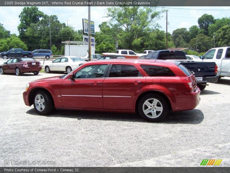 Inferno Red Crystal Pearl / Dark Slate Gray/Light Graystone 2005 Dodge Magnum SXT