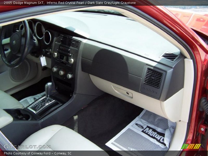 Inferno Red Crystal Pearl / Dark Slate Gray/Light Graystone 2005 Dodge Magnum SXT