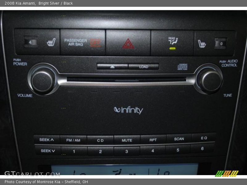 Bright Silver / Black 2008 Kia Amanti