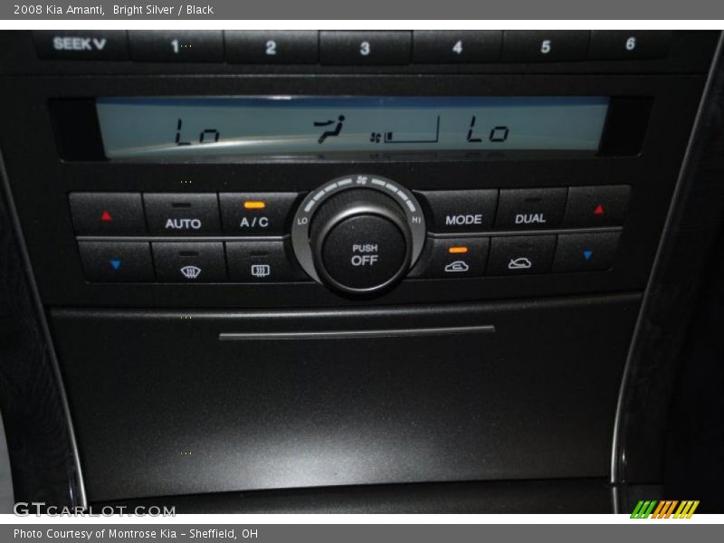 Bright Silver / Black 2008 Kia Amanti