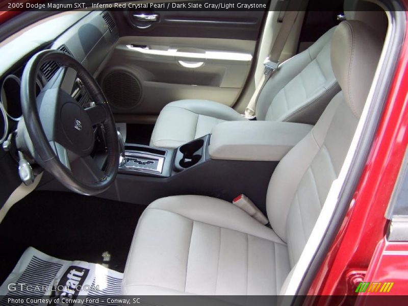 Inferno Red Crystal Pearl / Dark Slate Gray/Light Graystone 2005 Dodge Magnum SXT