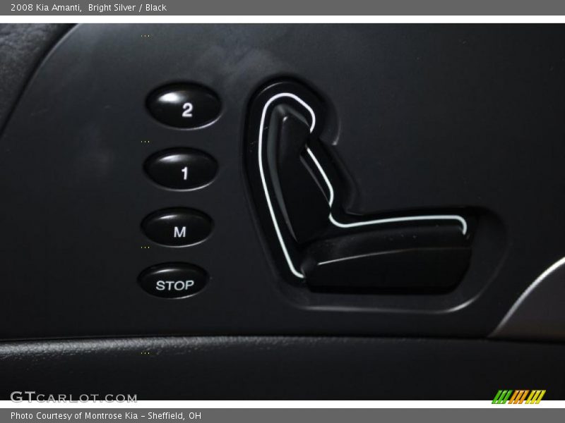 Bright Silver / Black 2008 Kia Amanti
