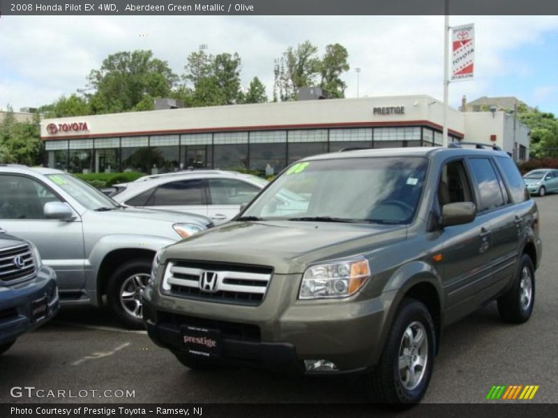 Aberdeen Green Metallic / Olive 2008 Honda Pilot EX 4WD