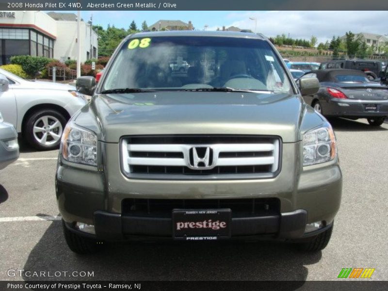 Aberdeen Green Metallic / Olive 2008 Honda Pilot EX 4WD