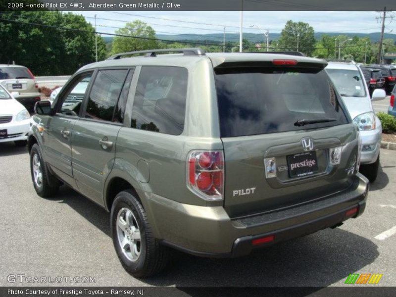 Aberdeen Green Metallic / Olive 2008 Honda Pilot EX 4WD