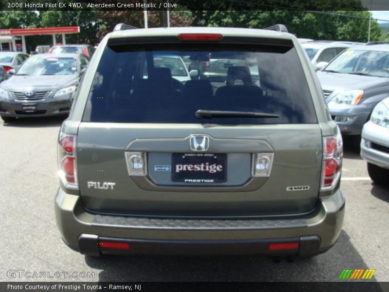 Aberdeen Green Metallic / Olive 2008 Honda Pilot EX 4WD