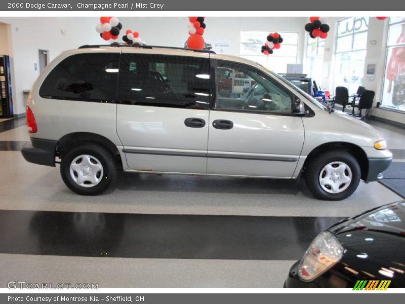 Champagne Pearl / Mist Grey 2000 Dodge Caravan