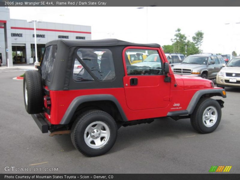 Flame Red / Dark Slate Gray 2006 Jeep Wrangler SE 4x4