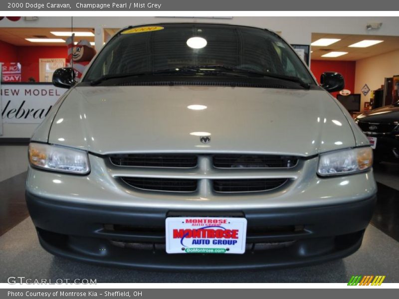 Champagne Pearl / Mist Grey 2000 Dodge Caravan