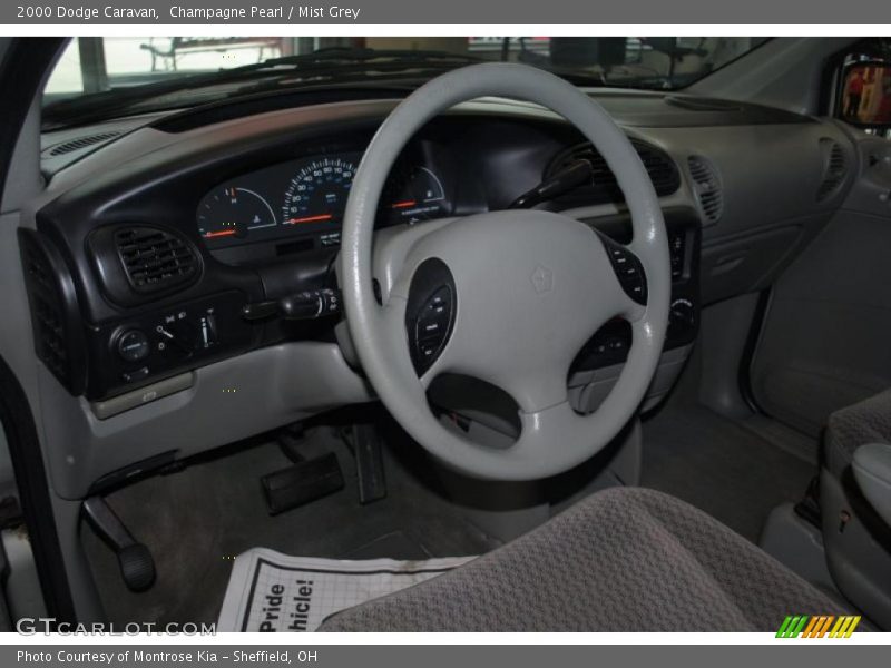 Champagne Pearl / Mist Grey 2000 Dodge Caravan