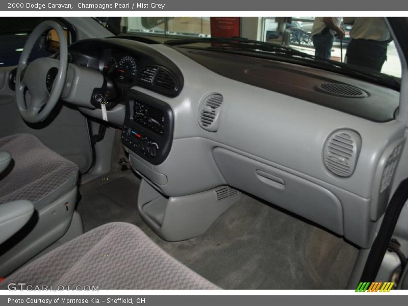 Champagne Pearl / Mist Grey 2000 Dodge Caravan