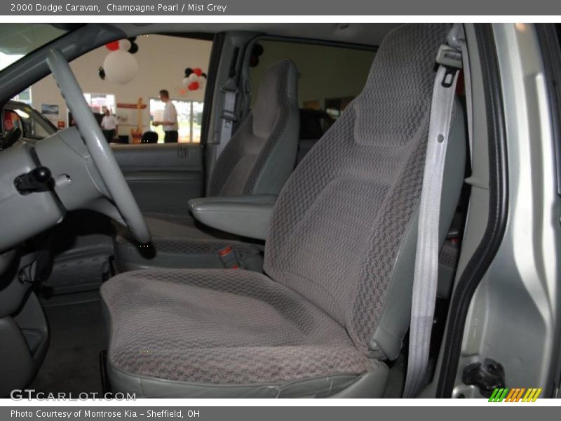 Champagne Pearl / Mist Grey 2000 Dodge Caravan