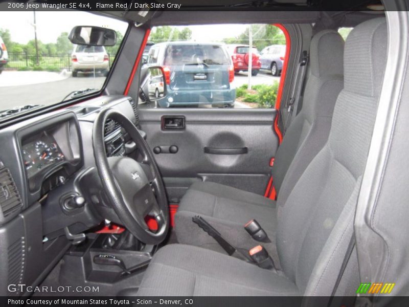 Flame Red / Dark Slate Gray 2006 Jeep Wrangler SE 4x4