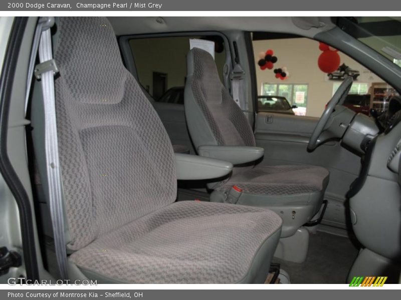 Champagne Pearl / Mist Grey 2000 Dodge Caravan