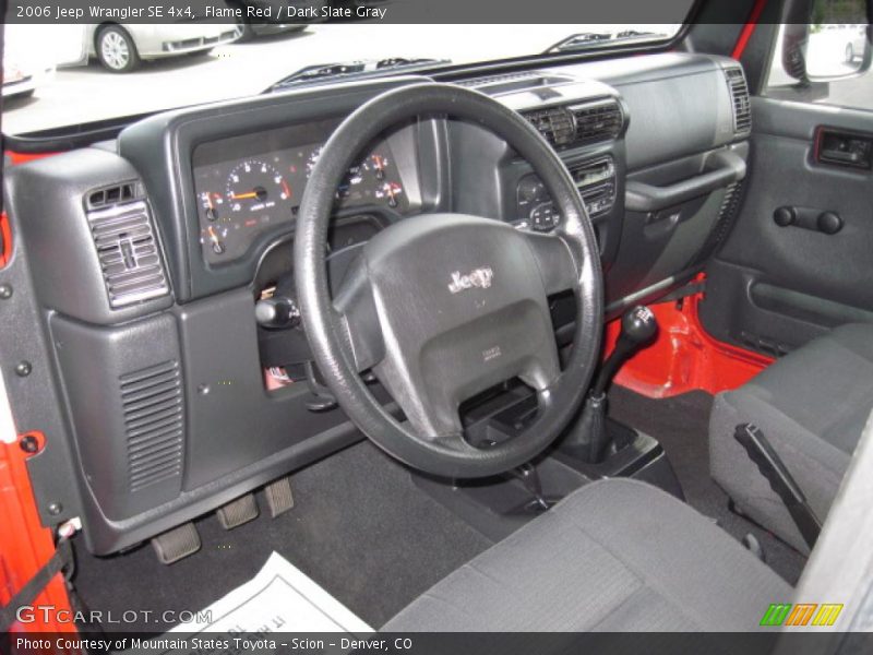 Flame Red / Dark Slate Gray 2006 Jeep Wrangler SE 4x4