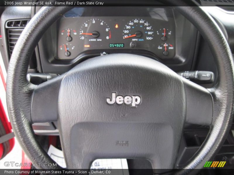 Flame Red / Dark Slate Gray 2006 Jeep Wrangler SE 4x4