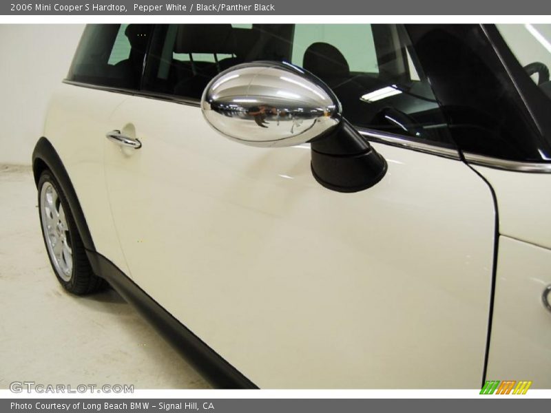 Pepper White / Black/Panther Black 2006 Mini Cooper S Hardtop