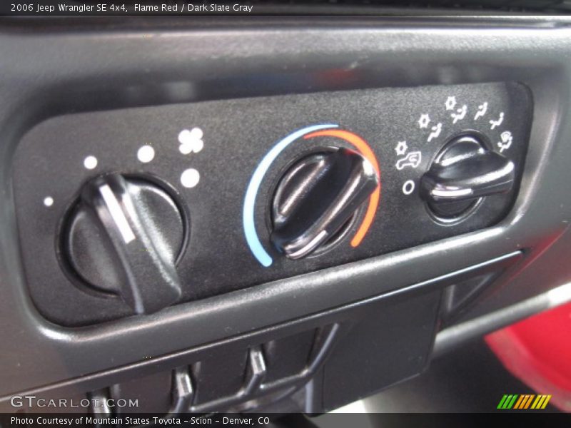 Flame Red / Dark Slate Gray 2006 Jeep Wrangler SE 4x4