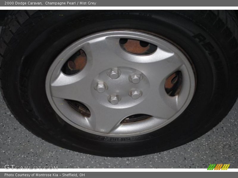 Champagne Pearl / Mist Grey 2000 Dodge Caravan