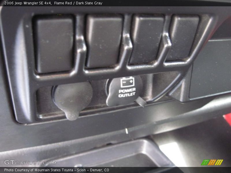 Flame Red / Dark Slate Gray 2006 Jeep Wrangler SE 4x4