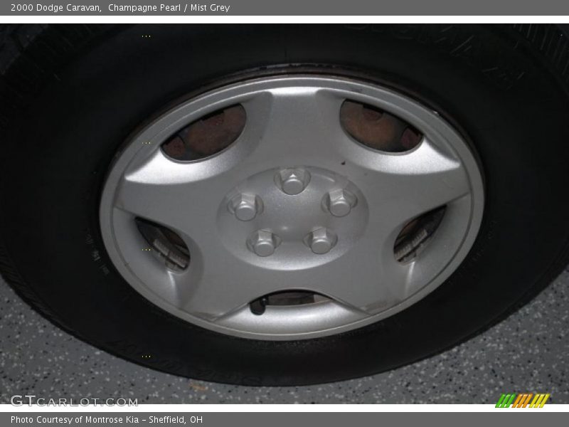 Champagne Pearl / Mist Grey 2000 Dodge Caravan