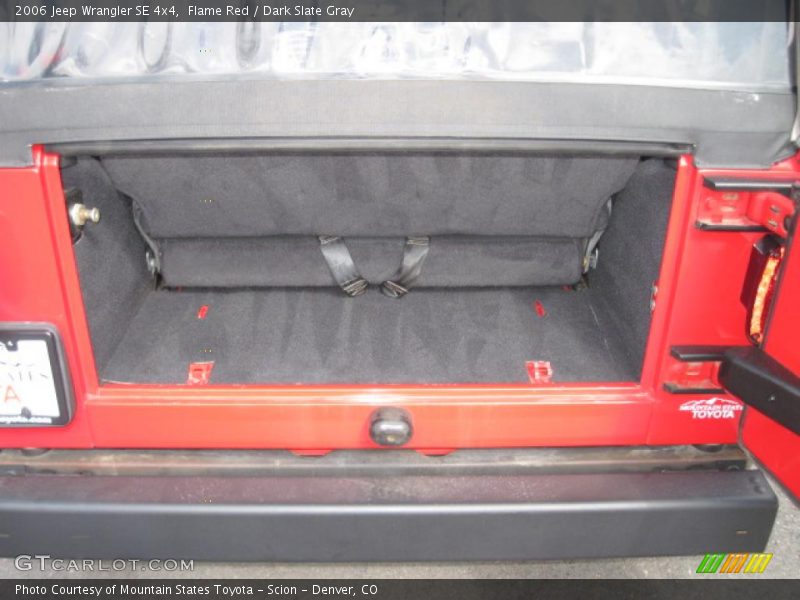 Flame Red / Dark Slate Gray 2006 Jeep Wrangler SE 4x4
