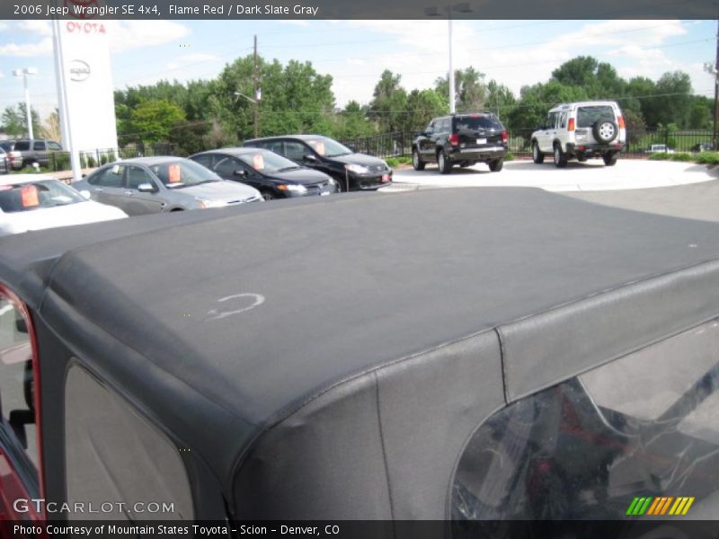 Flame Red / Dark Slate Gray 2006 Jeep Wrangler SE 4x4