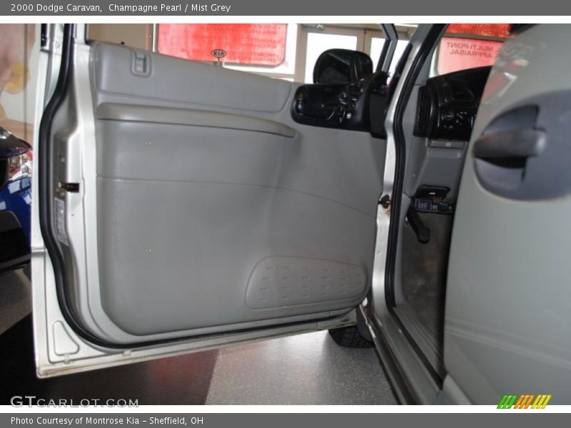 Champagne Pearl / Mist Grey 2000 Dodge Caravan