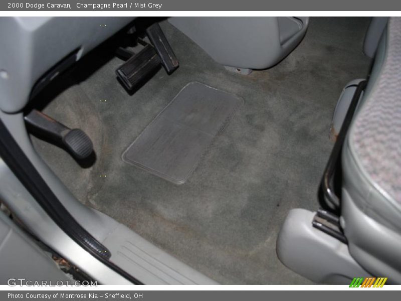 Champagne Pearl / Mist Grey 2000 Dodge Caravan