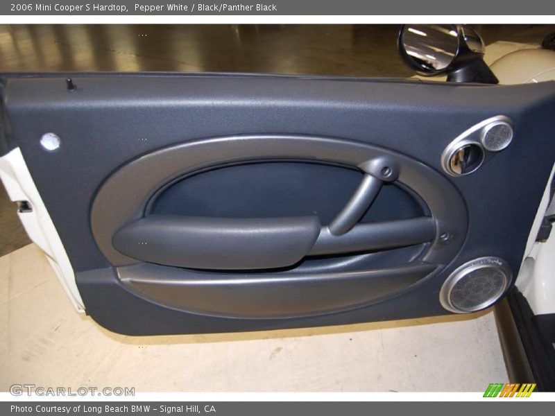 Pepper White / Black/Panther Black 2006 Mini Cooper S Hardtop