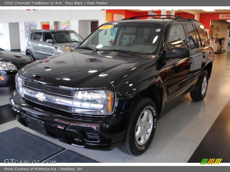 Onyx Black / Dark Pewter 2002 Chevrolet TrailBlazer LS 4x4