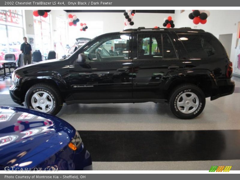 Onyx Black / Dark Pewter 2002 Chevrolet TrailBlazer LS 4x4