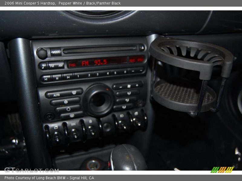 Pepper White / Black/Panther Black 2006 Mini Cooper S Hardtop